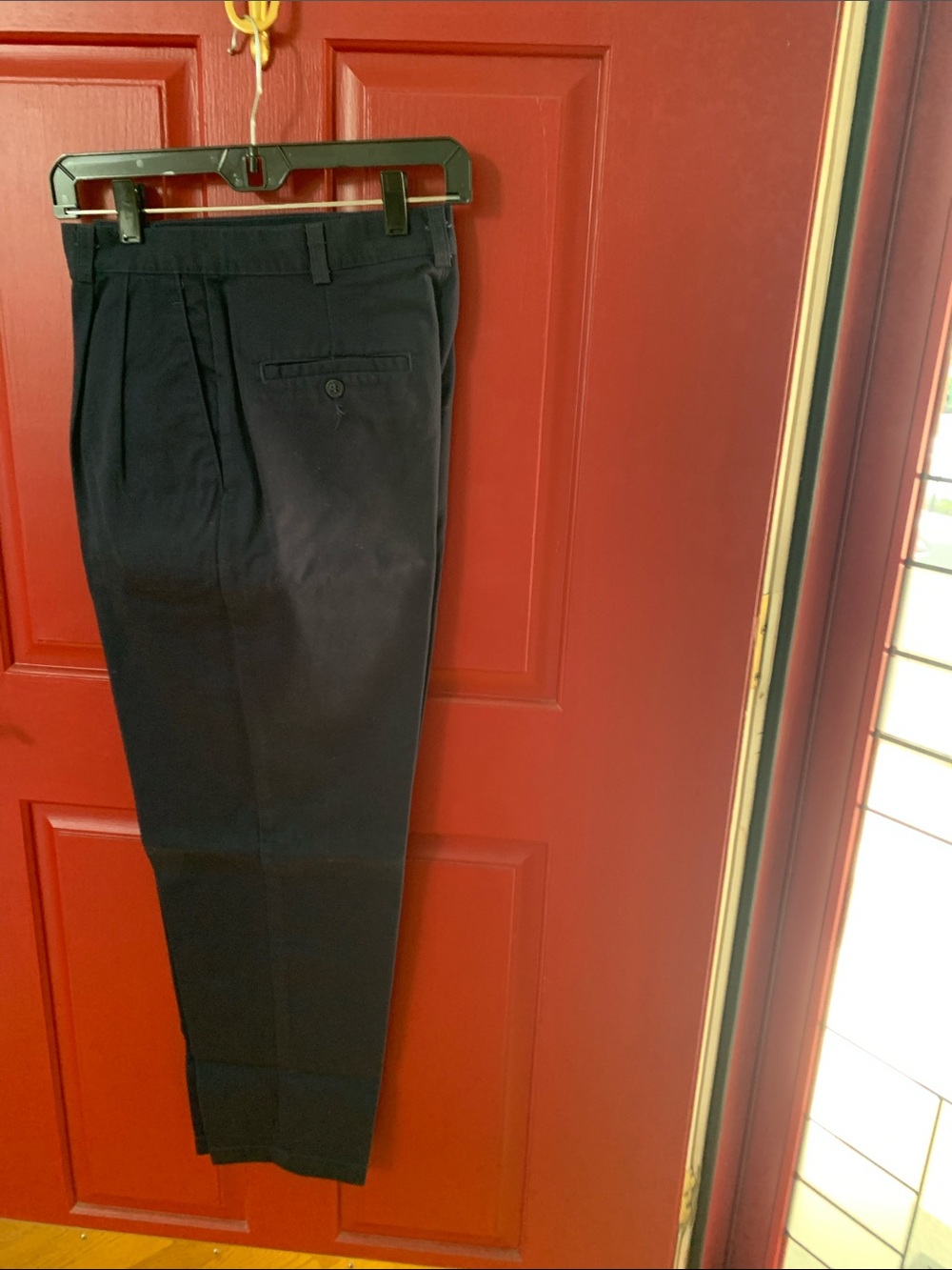 New Dockers women's Navy Pleated Dress Pants.